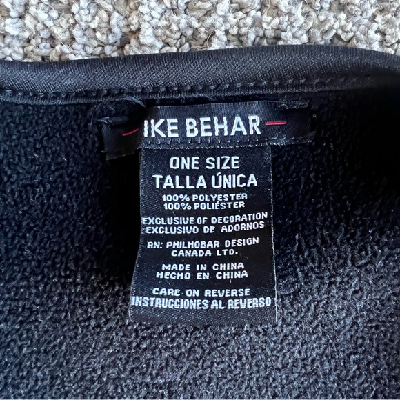 IKE BEHAR BLACK PONCHO OPEN FRONT SHAWL SWEATER CAPE ONE SIZE - Picture 6 of 10